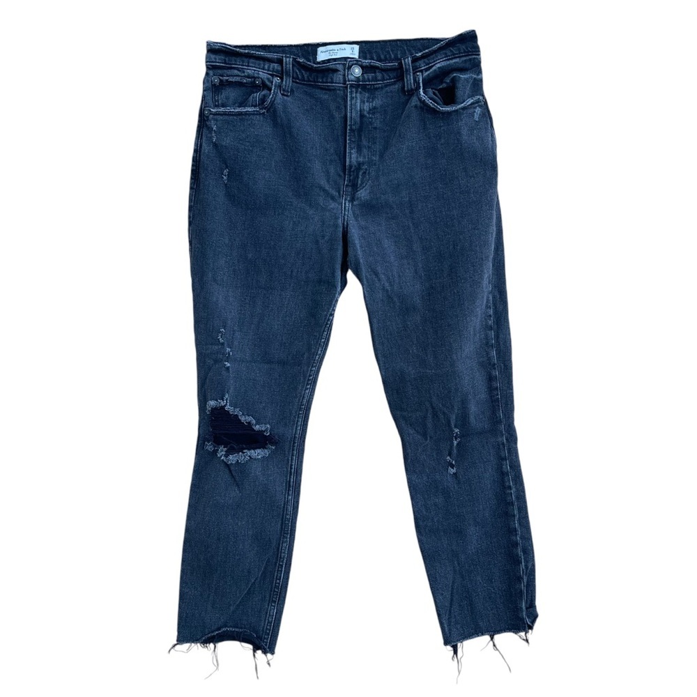 Abercrombie & Fitch Women’s The Skinny High Rise Black Denim Jeans